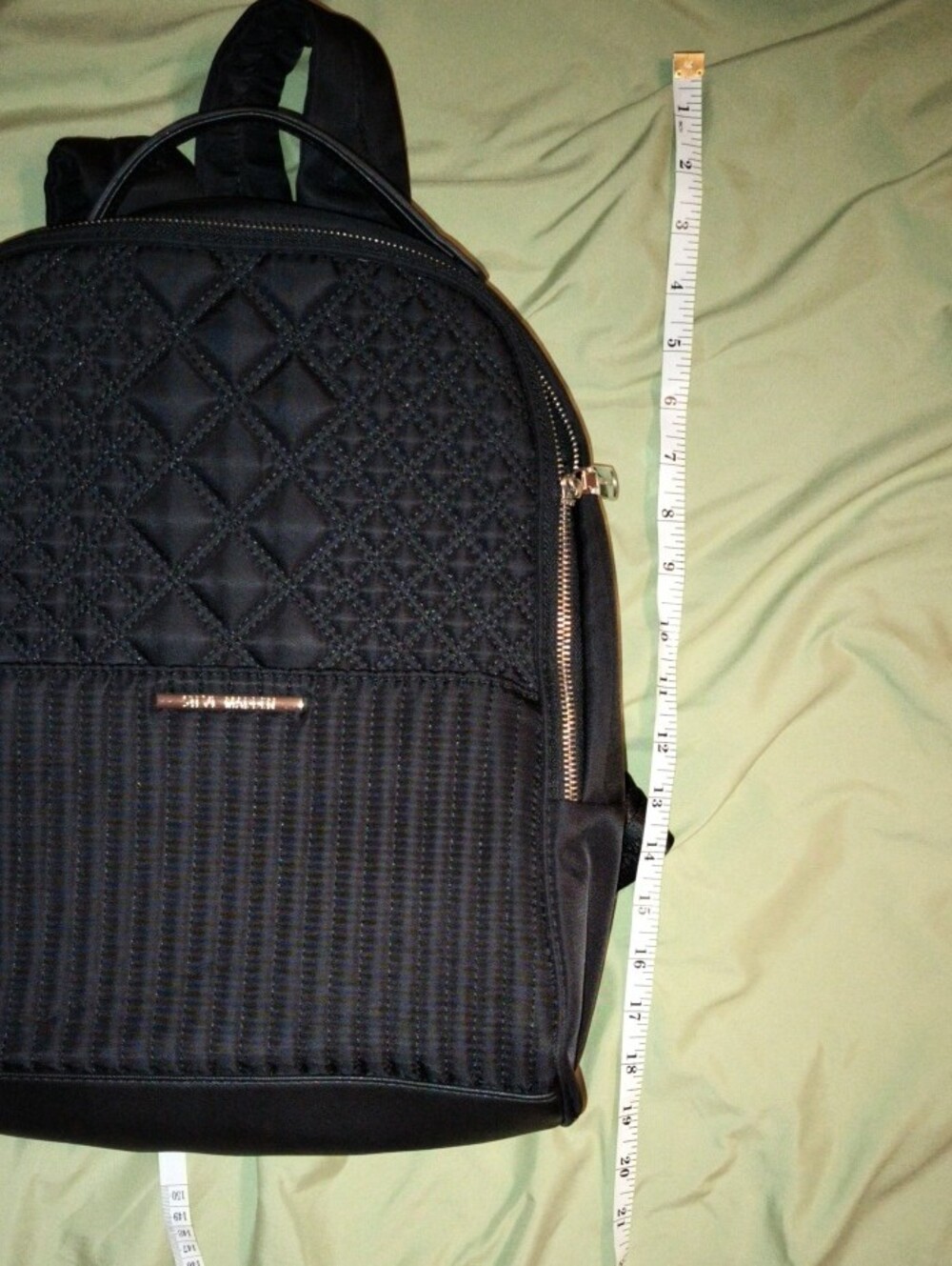 Black Steve Madden Quilted Backpack - Picture 15 of 16